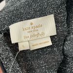 Kate Spade NWT Metallic Knot Sweater Dress Star Bright Dark Silver Sz LARGE Photo 10