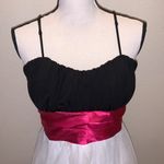 Trixxi black white pink fit n flare formal prom dress Photo 1