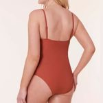 ANDIE The Amalfi One Piece Swimsuit Rib Ginger Orange size XS NWT Photo 1