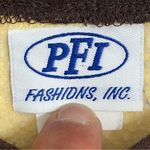 Vintage 90s Womens Autumn Leaves Double Collar Sweatshirt Size Large Made In USA Orange Photo 2