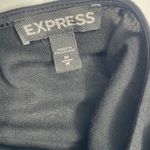 EXPRESS Women's Black Lace Sheer Crop Top with Zip up Back Sexy Flirty Medium Photo 8