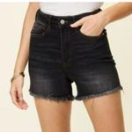 Judy Blue  Tummy Control Fray Hem Shorts size XL Photo 5