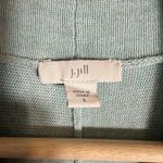 J. Jill Lightweight Wrap Knit Sweater Pullover Women's Small Blue Classic Career Photo 5