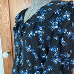 Karl Lagerfeld Paris Long Sleeve Floral Ruffle Hem Tiered Mini Dress - Sz 4 Photo 14