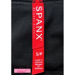 Spanx Faux Leather Moto Shorts Black High-Rise Shiny Edgy Motorcycle Bike Long S Photo 6