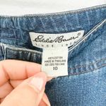 Eddie Bauer VTG 90s Denim Midi Skirt Blue Size 10 Y2K Americana Cottage Indie Photo 3
