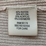 Philosophy Cashmere Blend Dusty Pink Open Front Long Cardigan, Sz Medium Photo 10