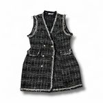 Miami  Chic Black Tweed Sleeveless Vest Dress size xl a-44 Photo 1