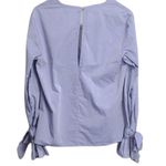 C/MEO COLLECTIVE  Blue V-neck Blouse Size Medium Photo 2