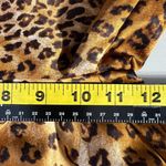 CHAPS Pajama Set Womens Large Leopard Embroidered Pocket 2 Piece PJs Shirt Pants Photo 15