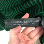 ZARA  Knit Oversized Green and Black Sweater Slouchy Turtleneck Photo 7