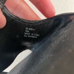 Chadwick's Chadwick’s‎ women’s black canvas sling back woven wedge chunky heels espadrilles Photo 5