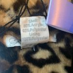 NWT Nasty gal faux fur leopard print coat size M Size M Photo 6