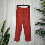 J.Crew  Zip Up Seaside Pant Lyocell Dark Salmon Coral size 4 AJ454 Photo 2