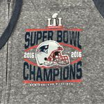 NFL New England Patriots Super Bowl 2016 Champions Gray Navy Sweatshirt Women XL Photo 3