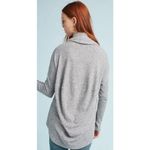 Anthropologie  Maeve Malone Jumper Women's Small Gray Brushed Cowl Neck NWT Photo 1