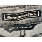 Abercrombie & Fitch  Signature Ankle Straight Ultra High Rise Jeans Black Size 26 Photo 2