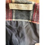 Active USA  Plaid Mini Skirt Zipper Front Women's Medium Photo 3