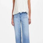 Madewell NWOT Sleeveless Crewneck Bubble Top XXS hand washed makeup from collar Photo 1