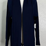 Old Navy NWT  Open Front Navy Blue Long Sleeves Cardigan, Sz Medium Photo 0