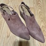 Qupid Stylish light tan Women's 9 Heeled Mules Photo 2