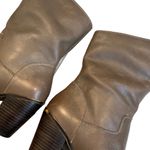 Lucky Brand  Emberleigh Brindle Taupe Leather Heeled Boot Photo 8