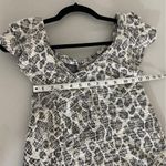 Anthropologie  Dolan Savannah Ruffled Blouse Gray White Snow Leopard Print XS Photo 5