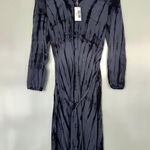 NEW NWT Hatley Blue Navy Long Sleeve Maxi Dress Size M Photo 9