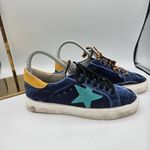 Golden Goose  Deluxe May Sneakers –‎ Bluette/Aquamarine Velvet 37 Blue Velvet Photo 1