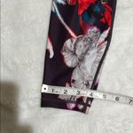 Athleta  Size Small Purple Floral Salutation Stash Pocket Magnolia Leggings Photo 7