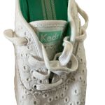 Keds  women’s champion eyelet daisy white canvas lace up sneakers shoes white 10 Photo 6