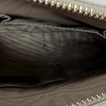 Rebecca Minkoff  Crossbody Bag Leather‎ Silver Hardware Pale Gray Small Photo 13