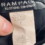 Vintage 90s Rampage Mini Dress Halter Collared Beaded Waist Belt Black Womens 4 Photo 7