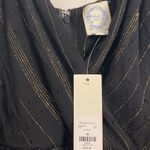 Francesca's Francesca’s Blue Rain black/gold mini dress Photo 3