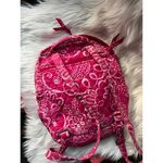Vera Bradley  Quilted Pink and White Backpack Photo 5