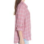 Rails ‎ Charli Linen Blend Dusty Rose Check Plaid XS Photo 13