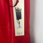 Eliza J NWT Stretch Zippered Slitted Bows At Shoulders Sleeveless midi dress 14 Photo 1