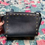 Michael Kors MICHAEL Selma Medium Studded Saffiano Leather Messenger Black Photo 4