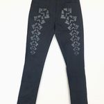 Alexander Wang X H&M Collab Black Patterned Skinny Jeans. Size 4 Photo 2