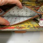 Sakroots Zip Around Wristlet Wallet Boho Floral Coated Canvas Phone Organizer Photo 5