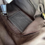 Coach Vintage  Chelsea Laced brown Duffle Pebble Leather shoulder bag crossbody Photo 6