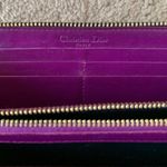 Christian Dior D1005 long black patent leather wallet Photo 5