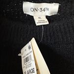 On 34th Women's Black Fuzzy Sweater New Size XL Photo 3