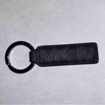 Michael Kors  Leather Gray Men's Logo Card Case & Keychain Set Photo 3