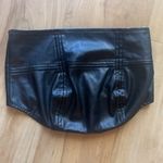 SheIn Vegan Leather Black Top  Size Small side zipper Photo 1