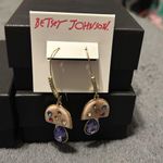 Betsey Johnson  mushroom earrings NWT Photo 2