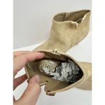 Vince Camuto Boots Size 10 Leather Suede Pointed Toe Ankle Booties Zip Closure Photo 5