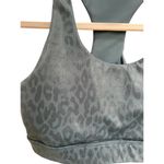 Anthropologie Allfenix Liquid Leopard Sports Bra (2) Maroon & Teal Size Small Photo 3