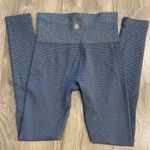 Athleta  Shimmer Stripe Silver Metallic‎ High Rise Leggings Size XS Photo 0