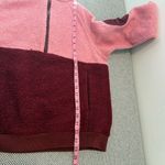 Outdoor Voices  MegaFleece Half-Zip Hoodie in Truffle Pink Burgundy, Size Small Photo 9